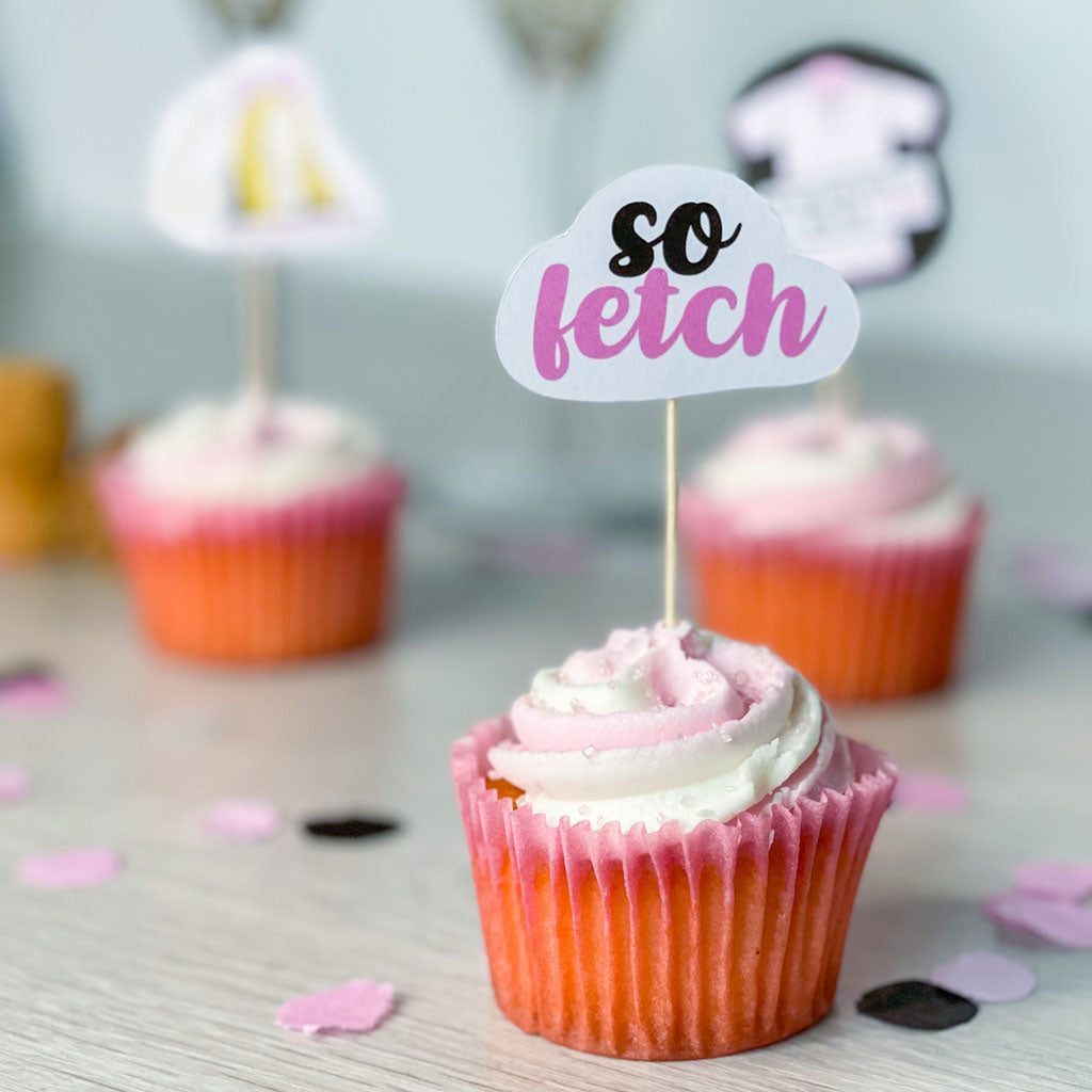 Mean Girls Party Cake & Cupcake Toppers - Woman Lady France