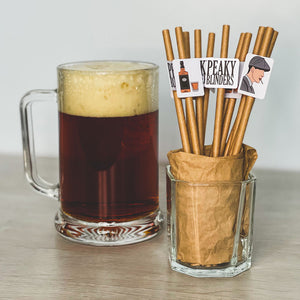 Peaky Blinders Party Paper Straws - 12 Pack